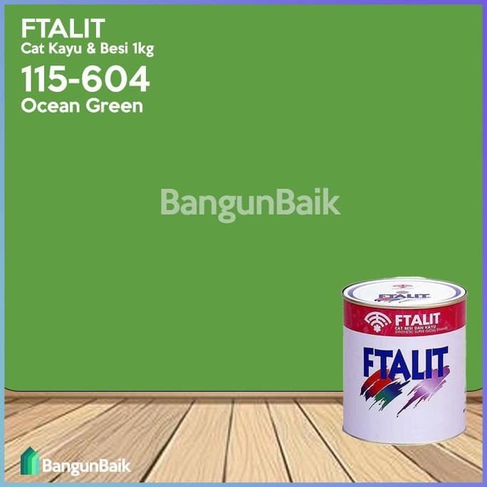 Miliki Kansai Ftalit 604 Ocean Green 1Kg / Cat Kayu Dan Besi Ftalit 115-604