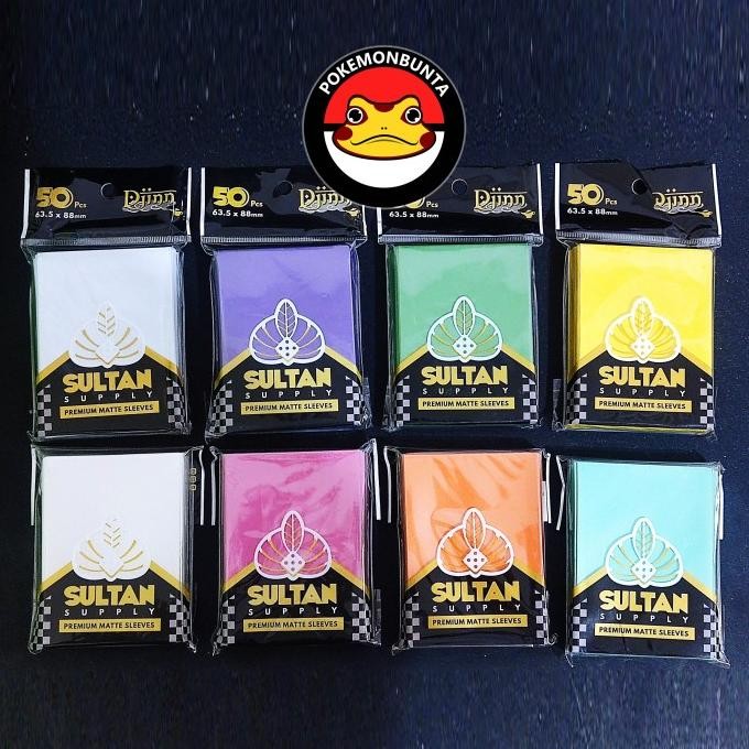 SULTAN DJINN Standard Matte Card Sleeves Kartu Pokemon TCG Card