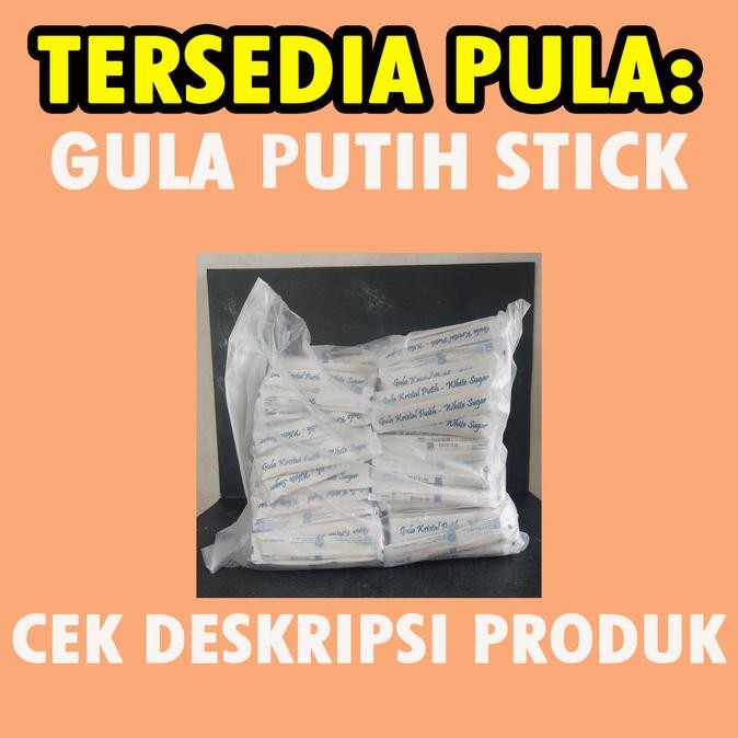 

GULA BROWN SUGAR STICK 250 PCS SACHET GULA AREN GULA MERAH CAFE RESTO murah