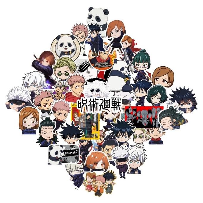 

Stiker Sticker Anime Jujutsu Kaisen Sorcery Fight Paketan murah