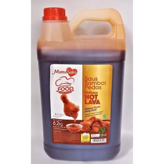 

Saos Hot lava Delisaos mamasuka 6.2kg jerigen murah