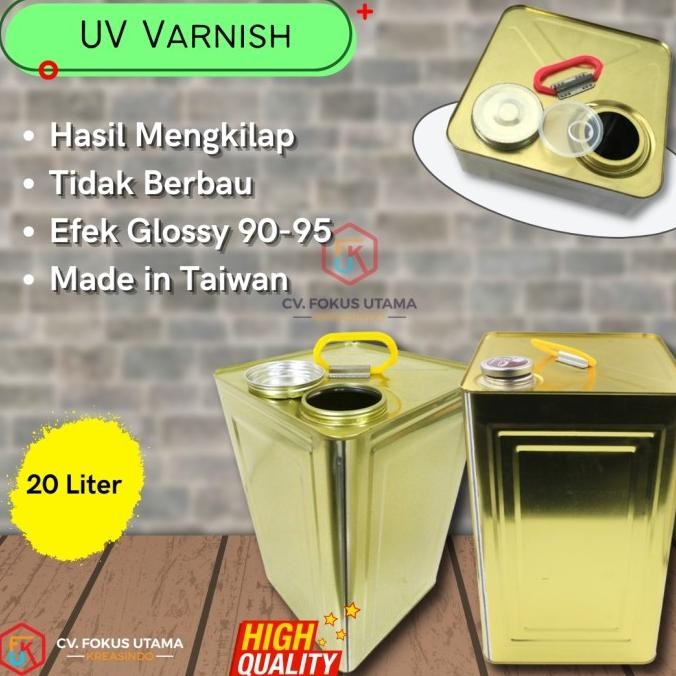 Minyak UV Varnish / UV Vernish Roller / coating - Glossy murah