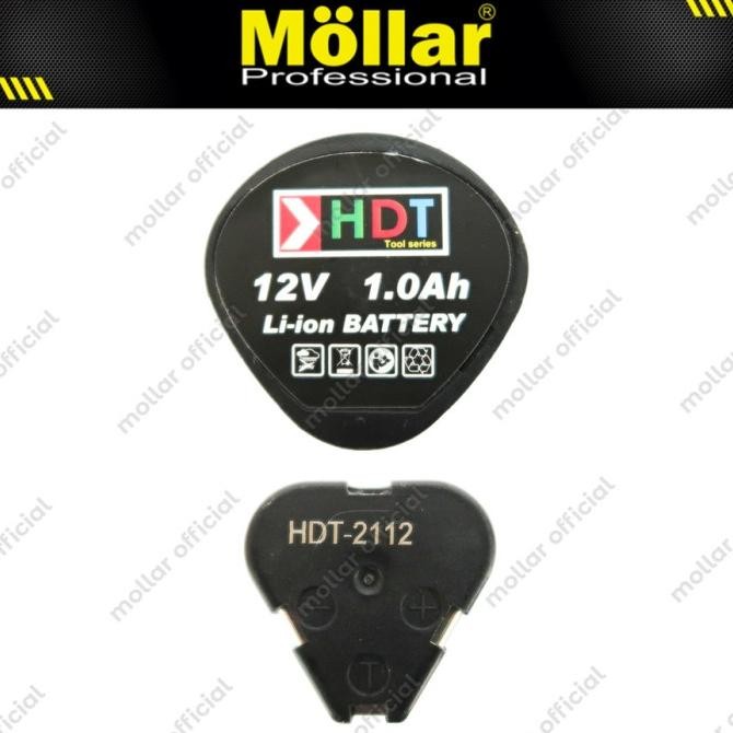 Bor Baterai Cordless Drill HDT 12v Set murah