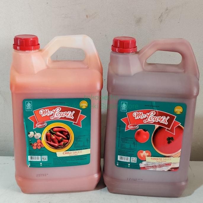 

Mclewis Saus Sambal / Tomat Mc Lewis Chili / Tomato Sauce 6kg Derigen murah