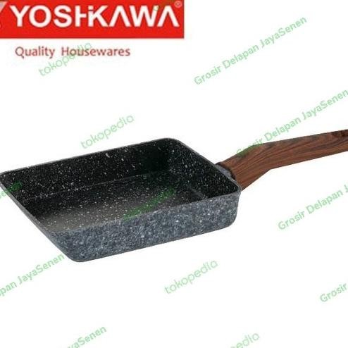 Egg Roll Pan Marble 18cm/ Tamagoyaki Marble Pan/ Pan Telur YOSHIKAWA