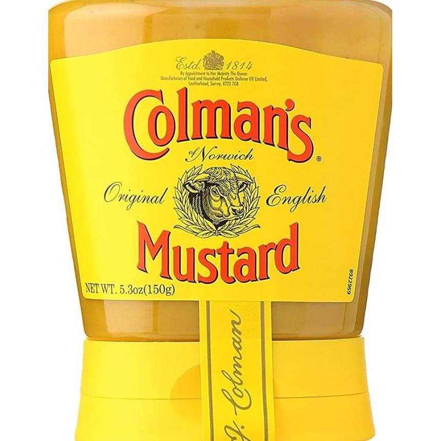 

Colman's Original English Yellow Mustard Bumbu Saus Colmans Condiment murah
