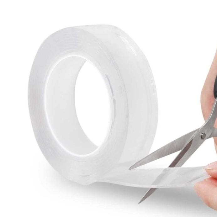 

Double Tape Nano Gel Perekat Super Kuat No Trace Adhesive Washable Bening murah