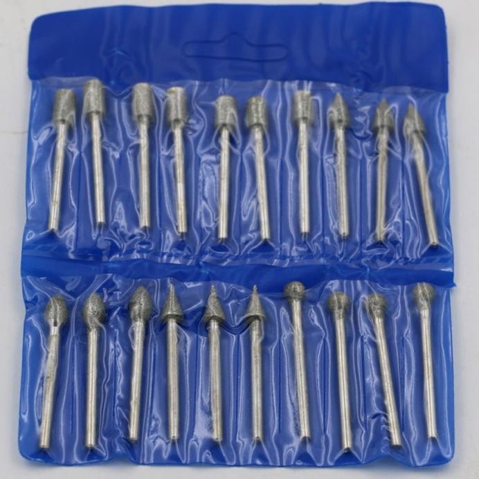 Mata ukir Grafir Diamond / Mata Ukir Mini Grinder Diamond 6pcs murah