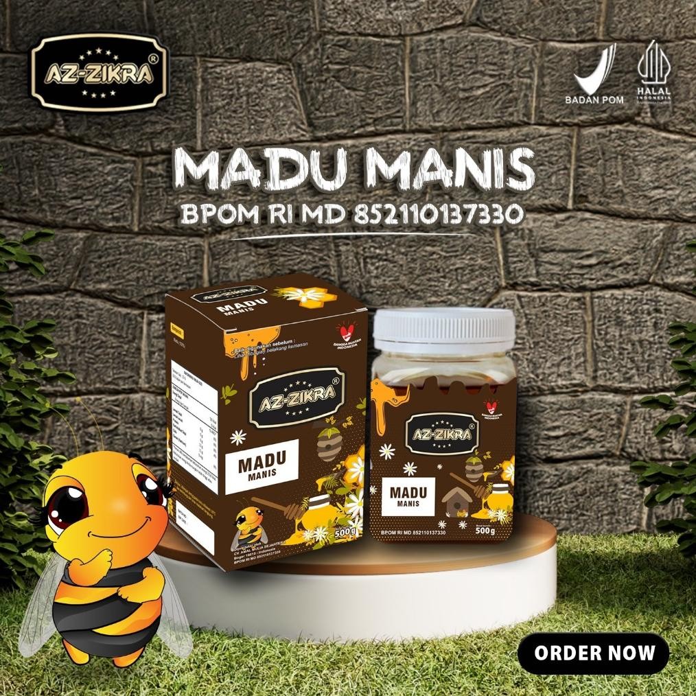 

Madu Azzikra Az-Zikra 500gr Asli (KEMASAN BARU ORIGINAL)