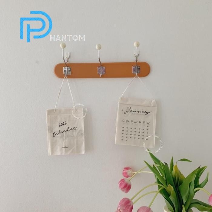 Phantom [Minihome] Fabric Calendar 2022 Kalender Aesthetic Korean Minimalis Kalendar Kain 2022 Minih