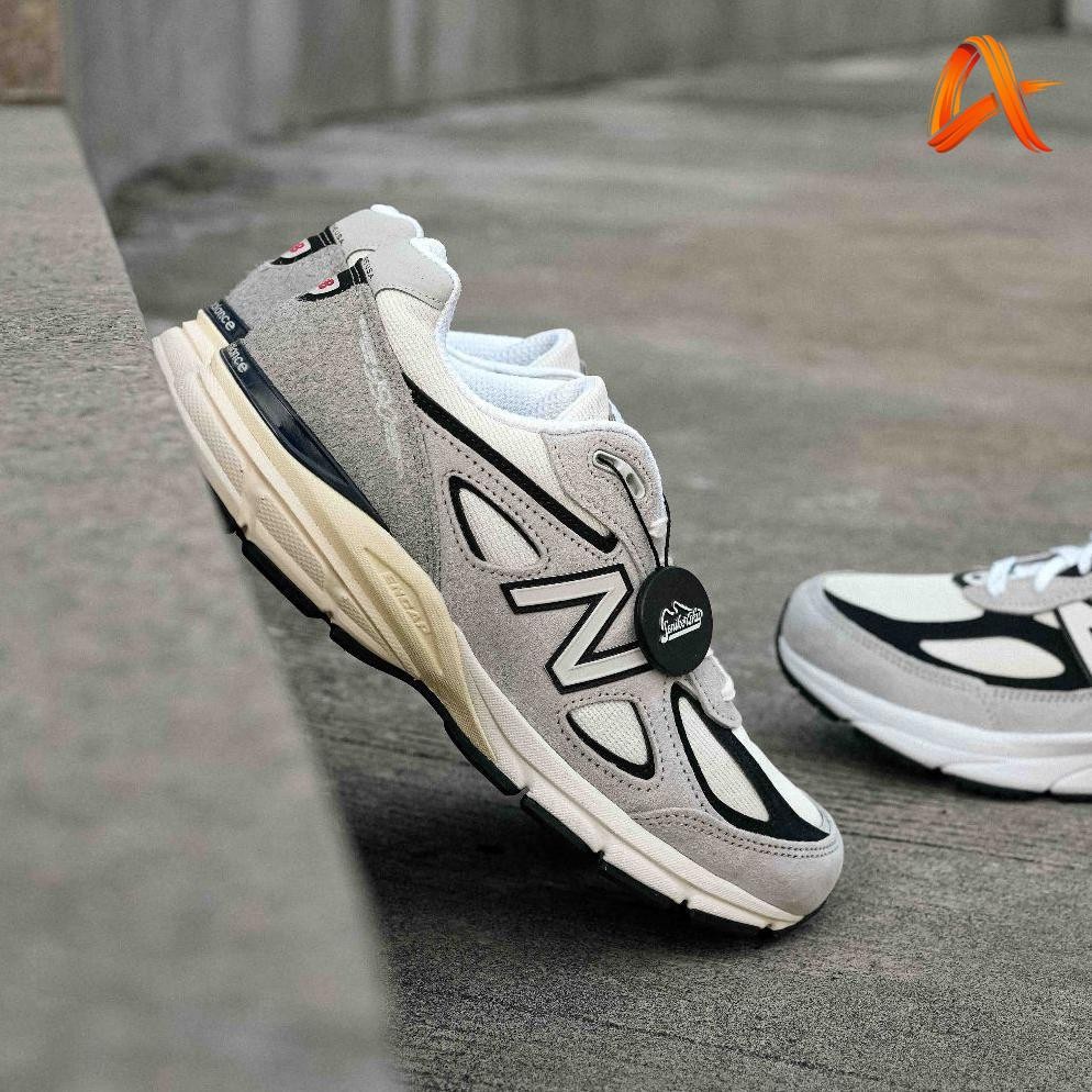 Baru New Balance 990 V4 Miusa Teddy Santis Grey Black Original