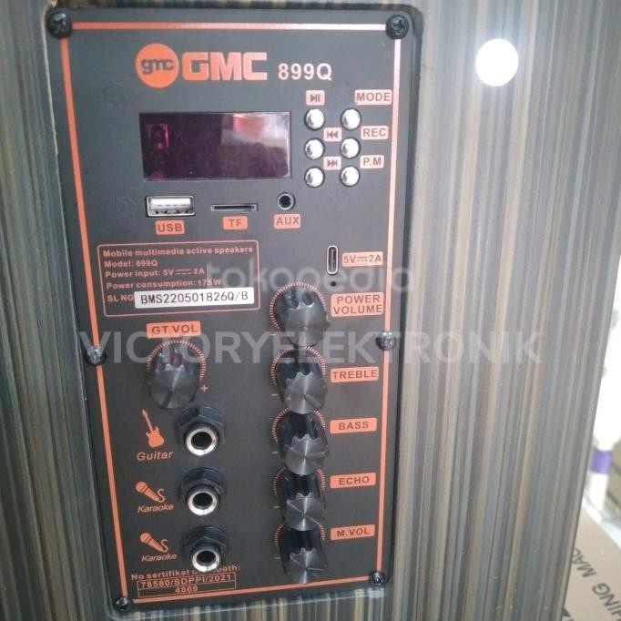 speaker karaoke portable gmc 899Q