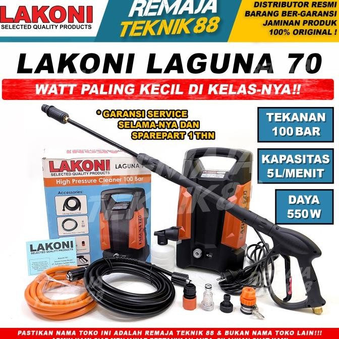 MESIN STEAM LAKONI LAGUNA 70 / ALAT CUCI AC MOBIL MOTOR / JET CLEANER