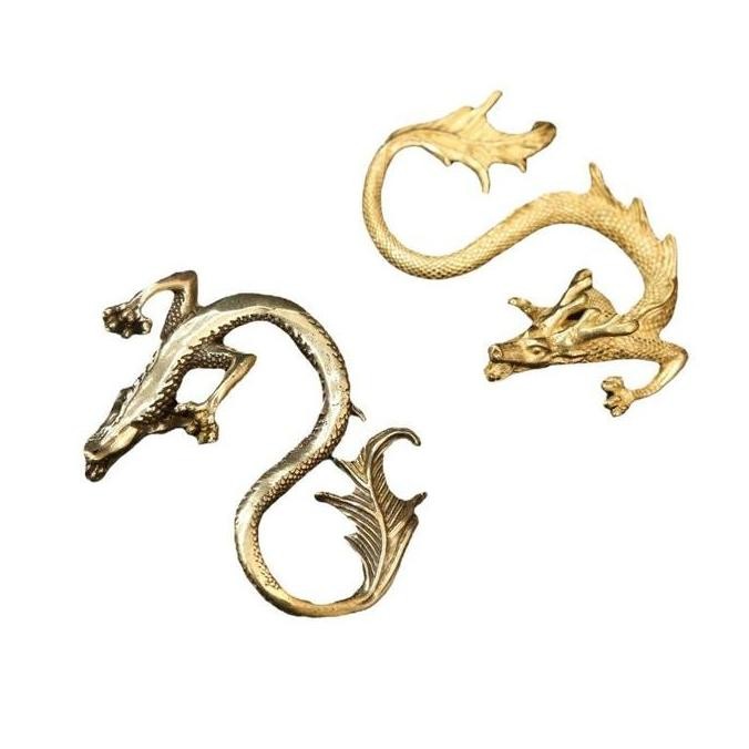 Murah Patung Naga Emas Feng Shui Patung Naga Fengshui Kemakmuran Patung Naga Kuningan Naga Patung