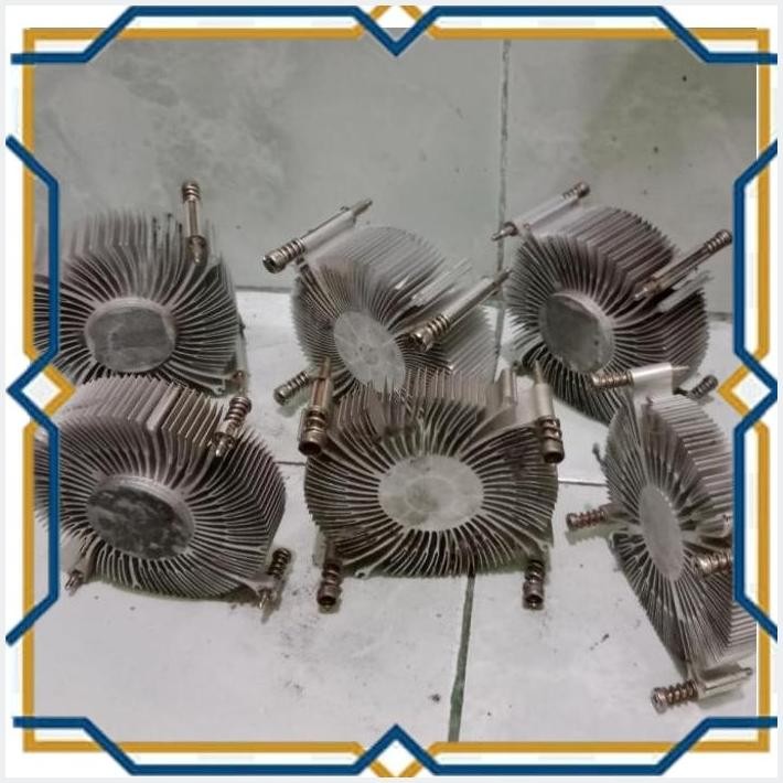 [SER] PENDINGIN HEADSINK ALUMINIUM BEKAS FAN MODEL  BAUT UKURAN 9CM
