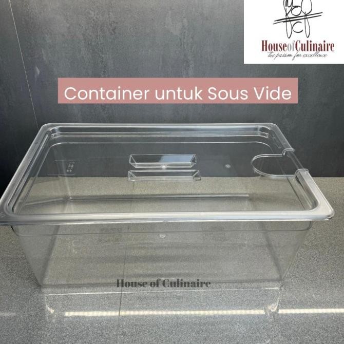 TERMURAH - Sous Vide Accessories Container + Cover For Anova Sous Vide