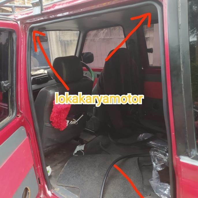 (1Set)Fullset Karet Peredam Body Pintu Mobil Toyota Kijang Super Grand Restock