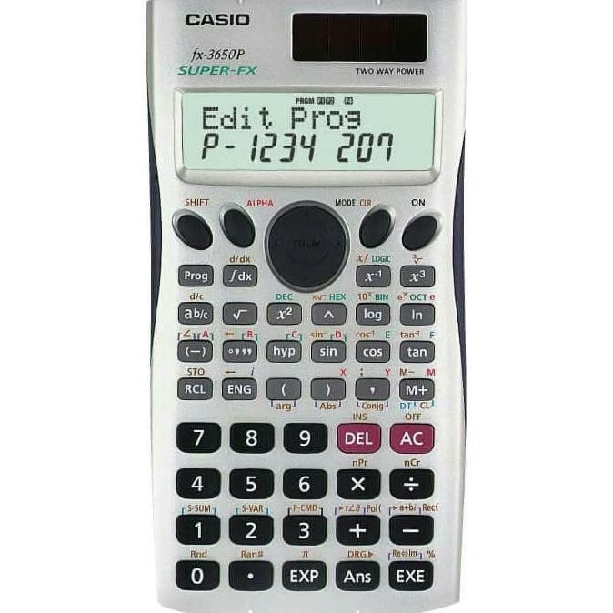 

KALKULATOR/CALCULATOR SCENTIFIC/CASIO FX-3650P/PROGRAM#STOK TERBATAS