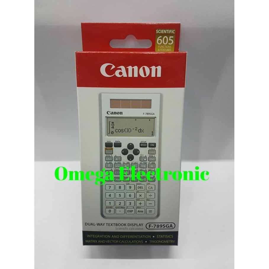 

Canon F-789Sga Scientific Calculator Kalkulator Ilmiah Sekolah Kuliah