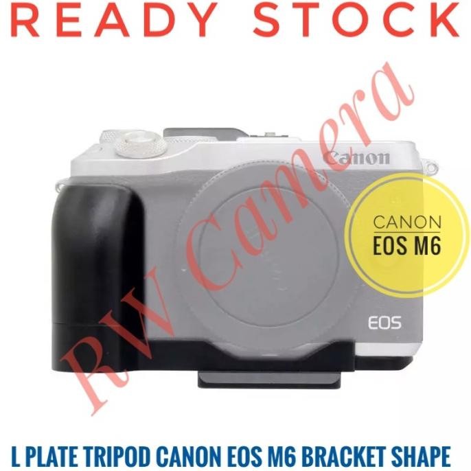 TERBARU L Plate Canon EOS M6 EOSM6 LPlate Plat Tripod L Bracket L-Bracket