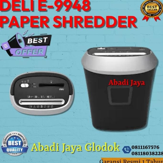 

Sale Deli E-9948 Paper Shredder