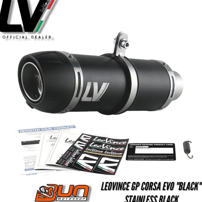 

Promo Silencer Leovince Gp Corsa Evo Black 54Mm Original Universal