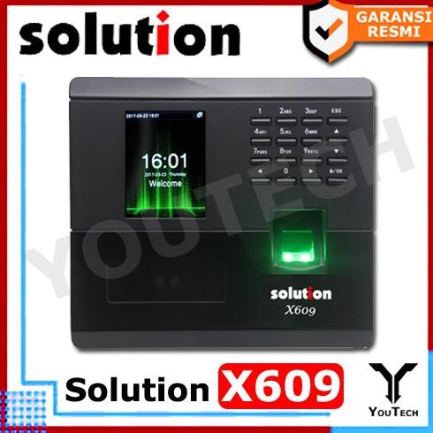 

Sale Solution X609 - Mesin Absensi Solution X609 - Fingerprint Solution X 609