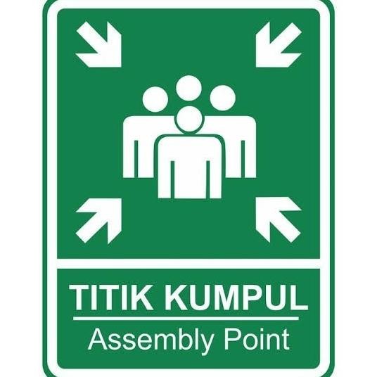 

Sale Rambu Titik Kumpul Ukuran 60X80 Cm (Glow In The Dark/Posfor)