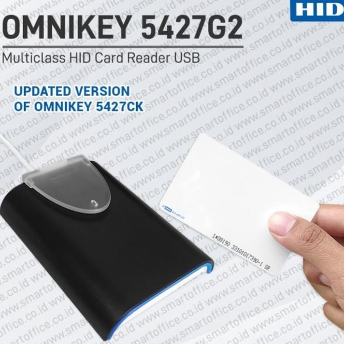 

Grosir Hid Omnikey 5427Ck / 5427 Ck Gen 2 G2 Rfid Nfc Smart Card Reader