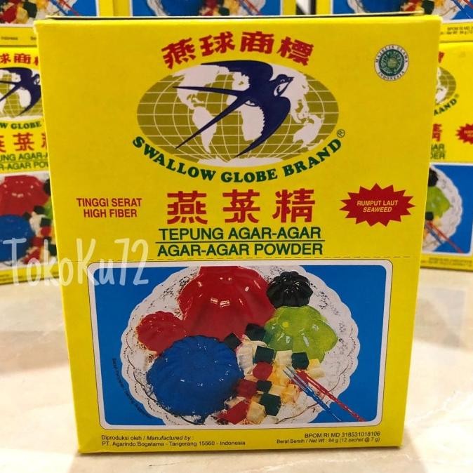 

Agar Swallow Putih perbox isi 12 pcs murah