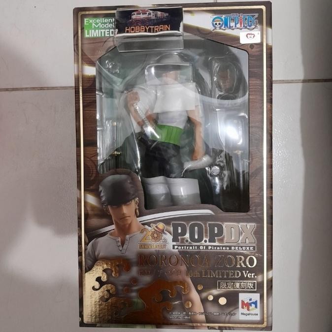 MEGAHOUSE PORTRAIT OF PIRATES DELUXE POP DX 20TH ANNIVERSARY ONE PIECE RORONOA ZORO 10TH LIMITED VER