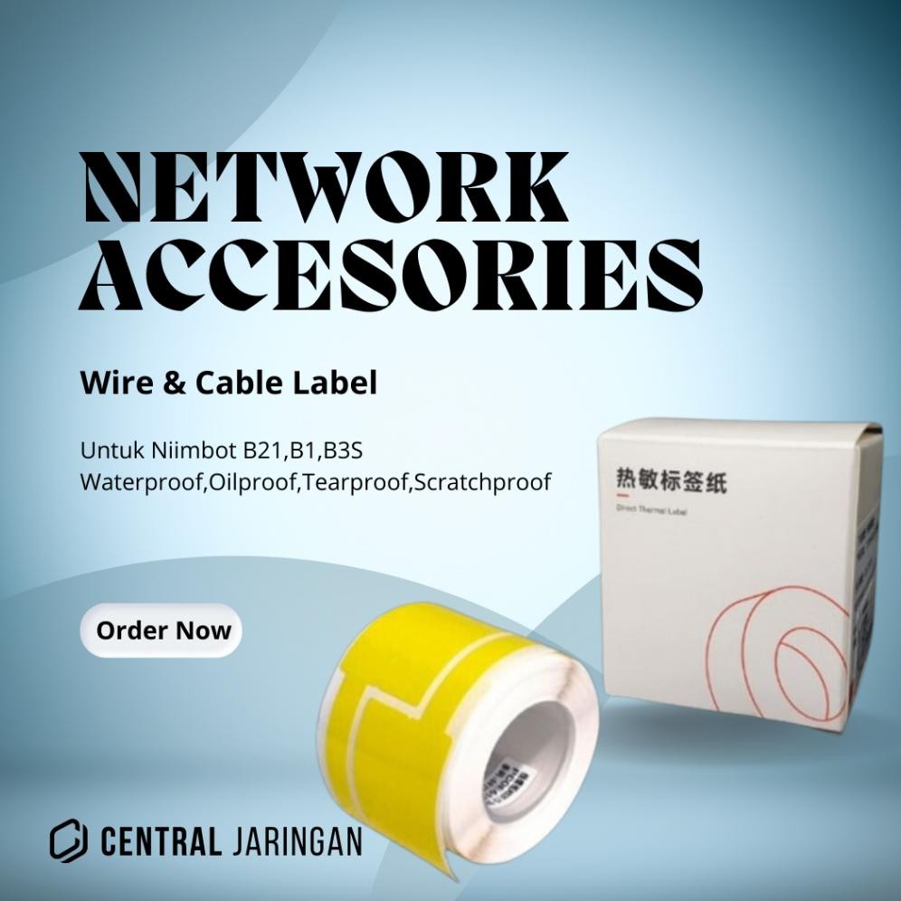 

Niimbot B1 B21 B3S | Label Stiker Cable Kabel Lan Fo Sticker Maker