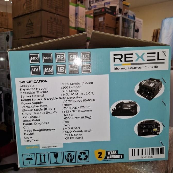 

Murah Mesin Penghitung Uang Campur - Rexel 918 - Garansi 2 Tahun