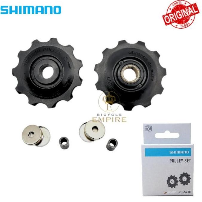 Shimano Pulley Set 105 Rd-5700 5701 Tension And Guide Pulley 9 10 Speed Bicycle Empire New Stok