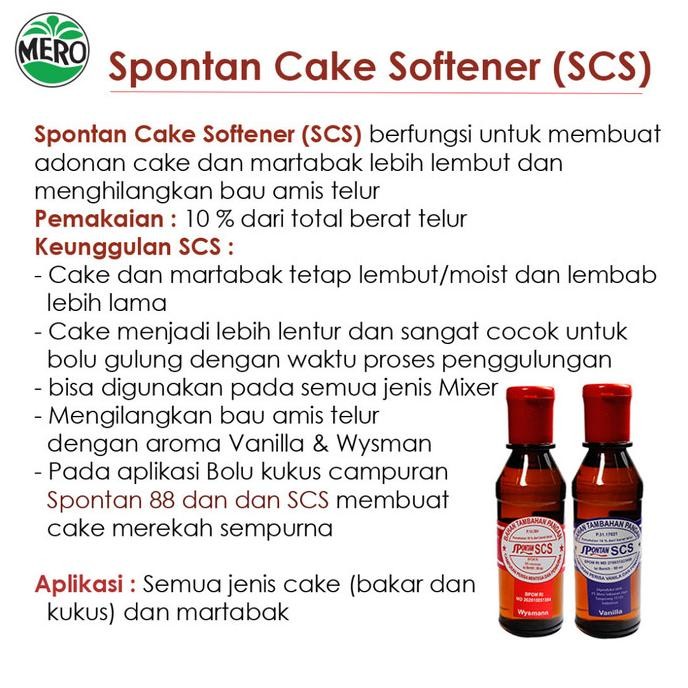 

Spontan Cake Softener (SCS) Wysman 1 Kg murah