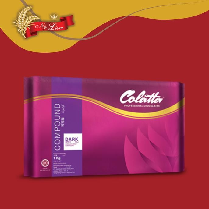 

COLATTA Dark Chocolate Compound / Cokelat Masak 1 kg murah