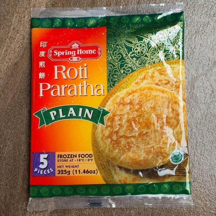 

SPRING HOME ROTI PARATHA PLAIN 325g (isi 5pcs) murah