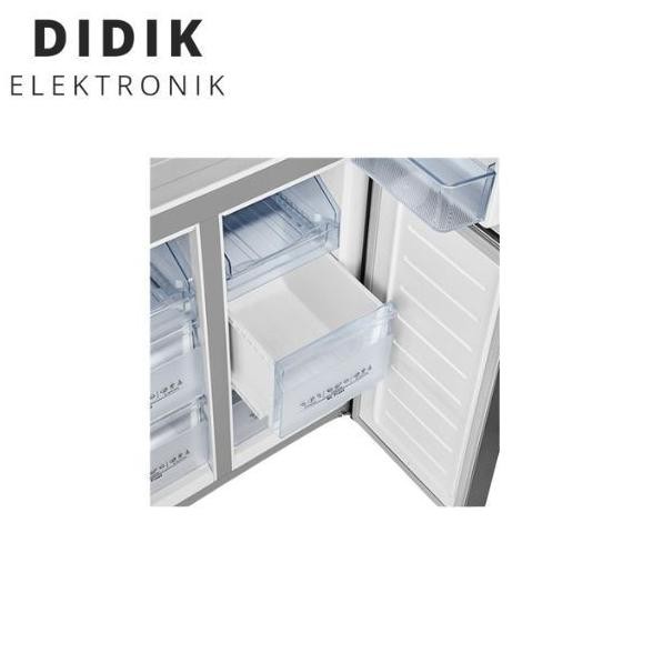 Promo Hisense Rq561N4Iwu Side By Side Kulkas 4 Pintu With Metal Cooling And Premium Flat Door Design