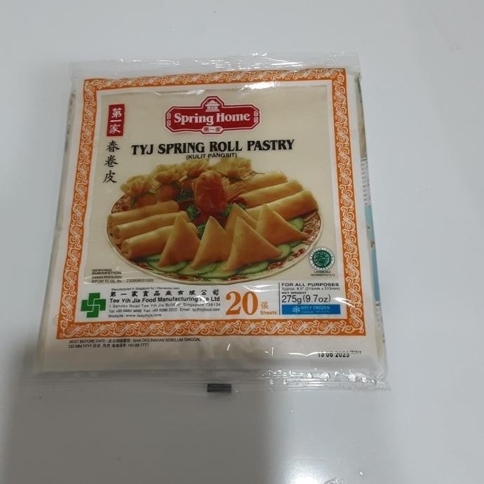 

Spring home tyj spring roll pastry 8.5" 20 pcs murah