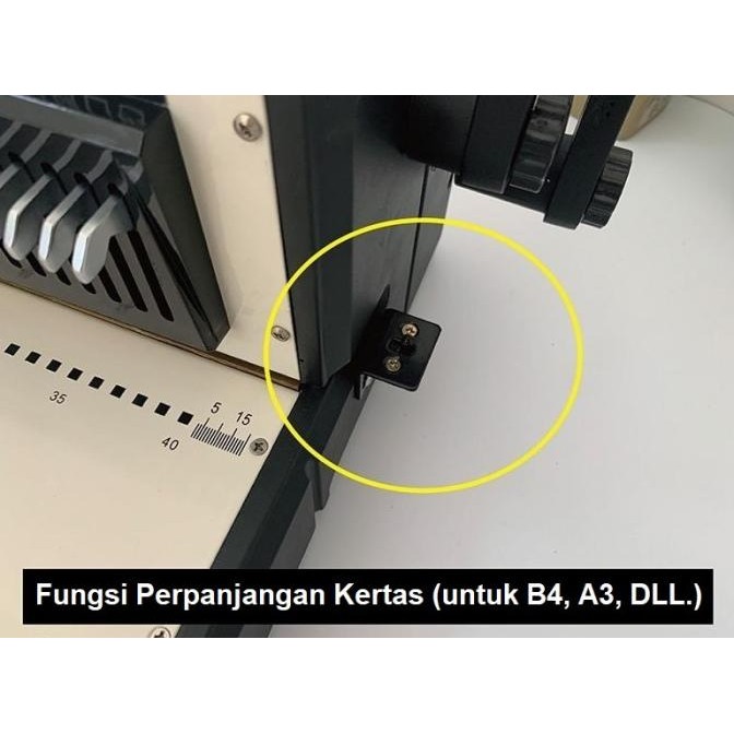 

Grosir Mesin Jilid Kawat / Binding Lubang Bulat Folio F4, A3 - Gemet 31Wfo