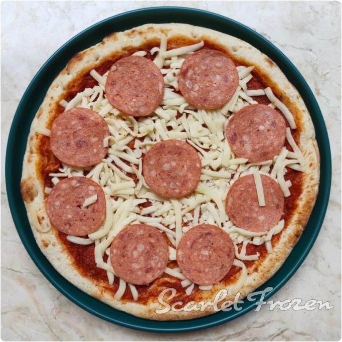 

Italian Pizza Beef Salami Pepperoni KECIL 18 cm murah