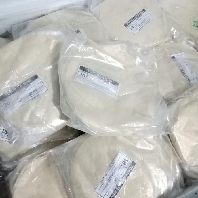 

Tortilla Mini Reguler (20cm) / Kulit Kebab Mini murah