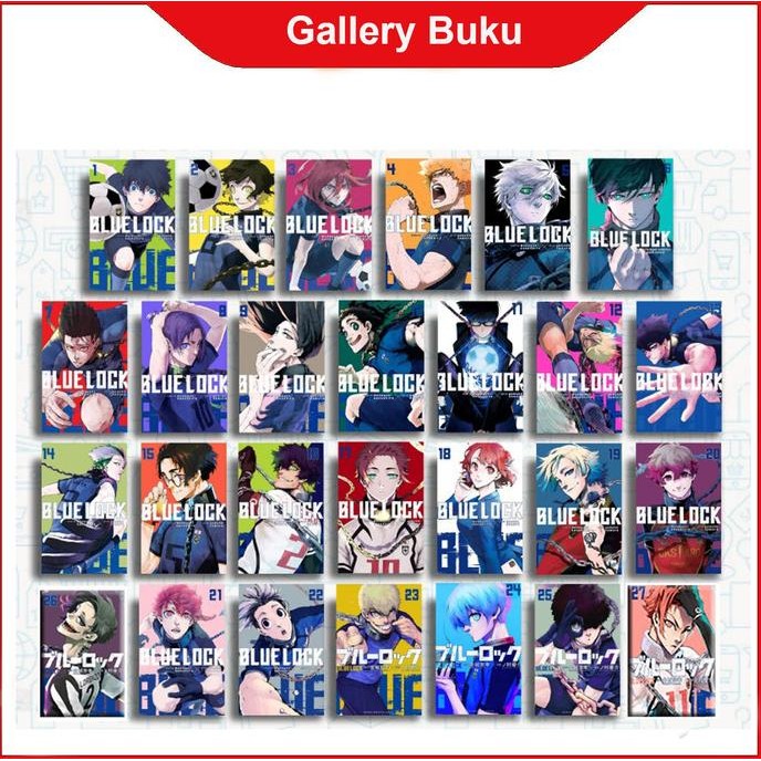 TERBARU BLUE LOCK MANGA, VOL. 1-27 (ENGLISH) 