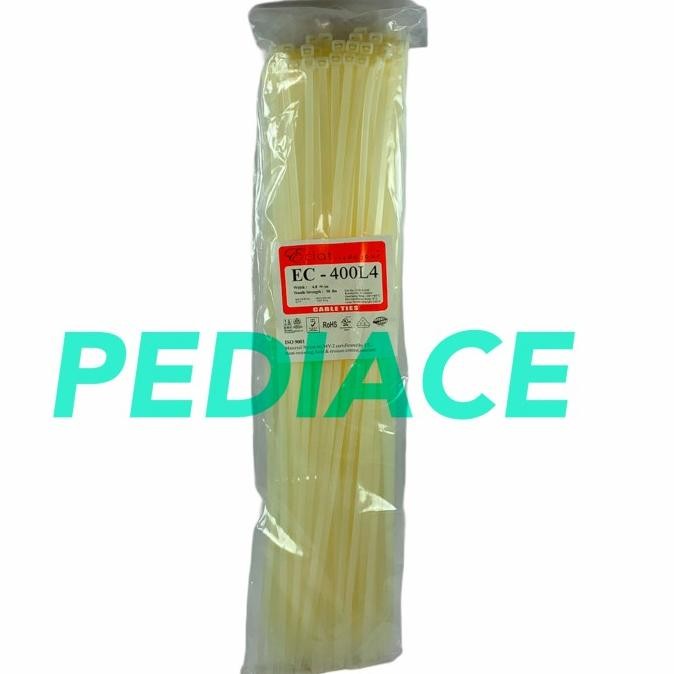

Kabeltis Nylon 40 Cm Kabel ties Kabelties Putih 1 Pack 100 Pcs
