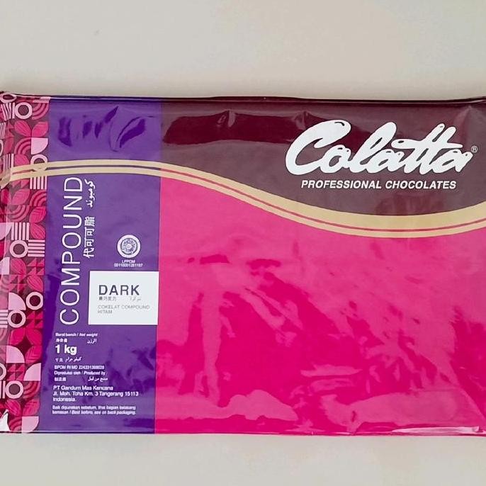 

Colatta Dark Compound 1 Kg Chocolate Coklat Choco Food murah