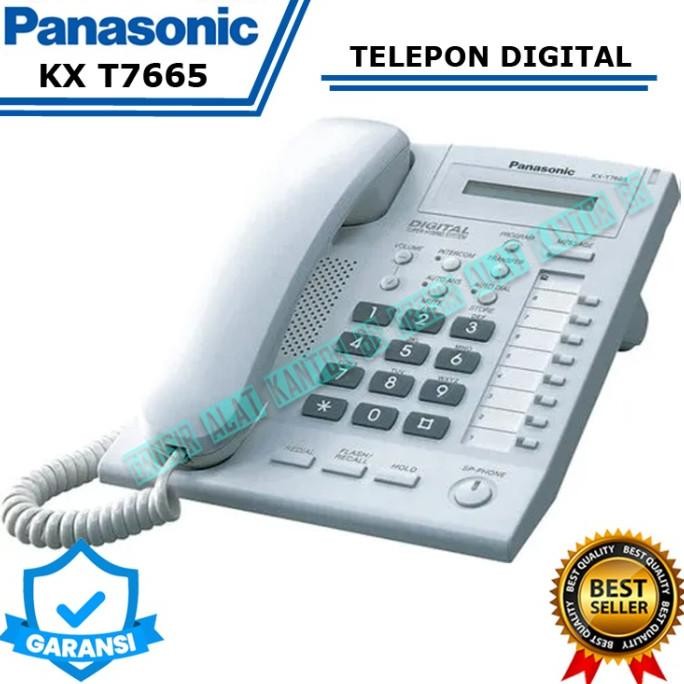Murah Telepon Panasonic Kx-T7665 / Kxt 7665 Garansi 1 Tahun