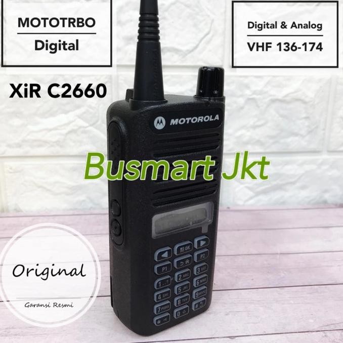 Sale Ht Motorola Xir C2660 / C 2660 Vhf ( Garansi Resmi )