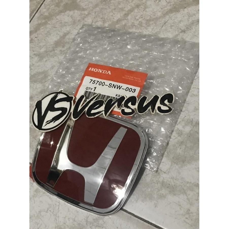 Promo Emblem/Logo Honda Merah Honda Jazz Ge 8 Jazz 2008 2009 2010 2011 2012 2013