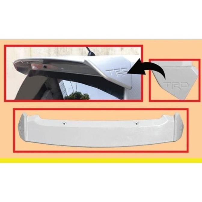 Murah Spoiler Calya Sigra Trd With Lamp Warna ( Hitam Silver Putih )