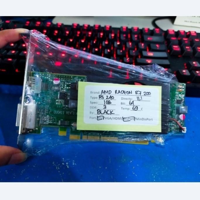 Vga Copotan Amd Radeon R7 200 Port Dp Dan Dvi 1Gb 64 Bit Ddr 3 Co
